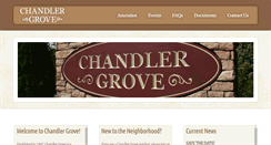 Desktop Screenshot of chandlergrove.com